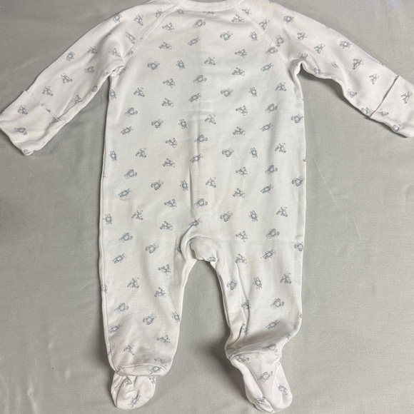 Ralph Lauren - White Onesie Sleeper with Blue Logo design - Picture 5 of 5